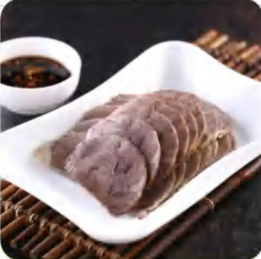 火锅店即食牛肉冷盘