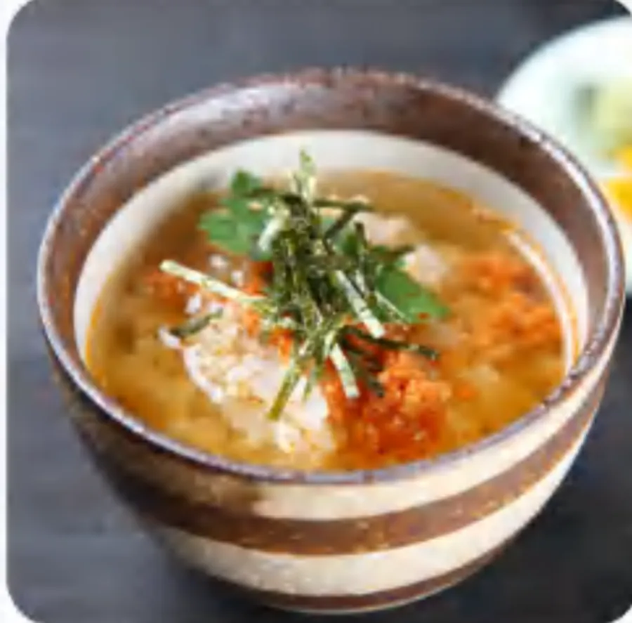 牛舌葱盐茶泡饭