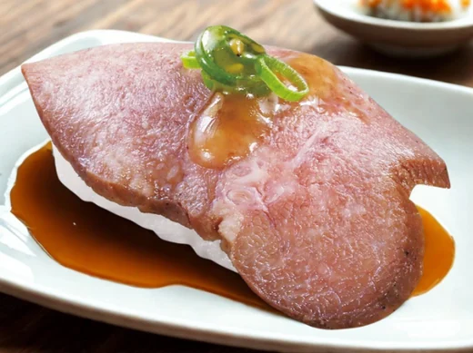 低温調理牛タン・牛タン寿司